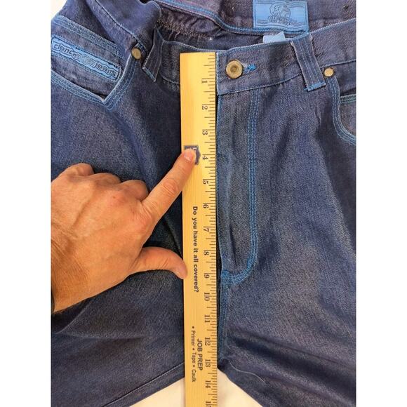 VNT CLENCH 701 JEANS Denim 36x32/31(See Pics)Baggy Carpenter Wide Skater Style - Picture 12 of 16